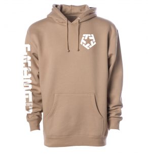 FLAKS - Men's TAN pullover hoodie