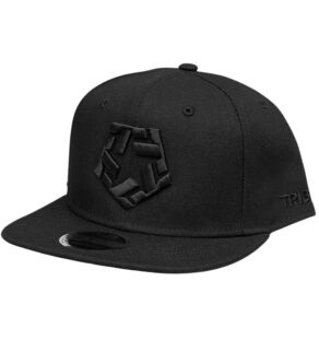BLACK ON BLACK T-STAR - New Era® - Flat Bill Snapback Cap