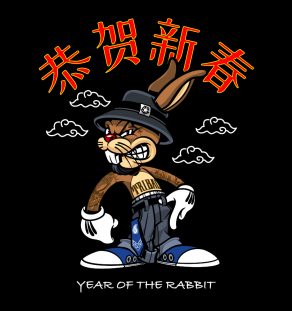 YEAR OF THE RABBIT - Men's T Shirt